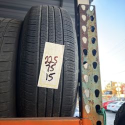 225/75/15 One Tire Used 