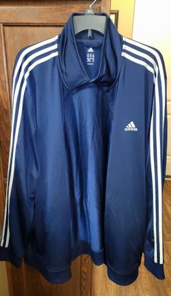 Adidas Essentials 3-Stripe Tricot Track Jacket - Men’s 2XL (Mint Condition)