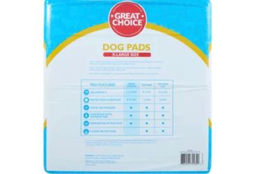 Great Choice X-Large Dog Training Pads – 150 Count – Only $40!