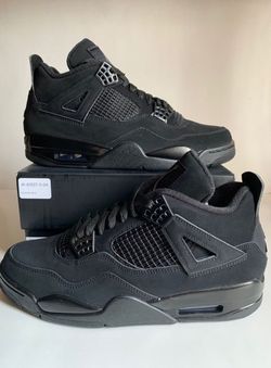 Black Jordan 4s