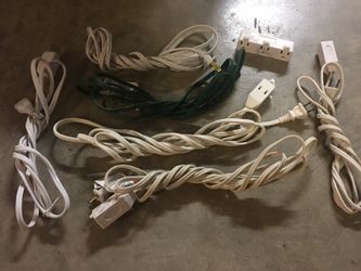 Yes! MORE extension cords!!! Various lengths...& a multi plug in thingy!