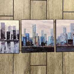 Abstract Cityscape Wall Art/Home Decor