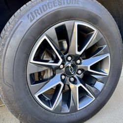 20" Chevy OEM Z71 Wheels and Tires