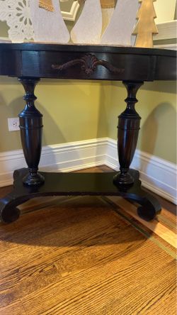 Antique accent table