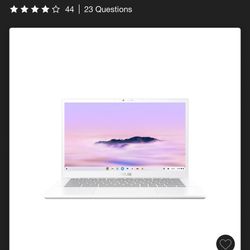 ASUS 14" FHD Chromebook Plus CX34 - Intel Core i3 - 8GB RAM - 128GB Storage - White (CX3402CBA-DH388-WH)