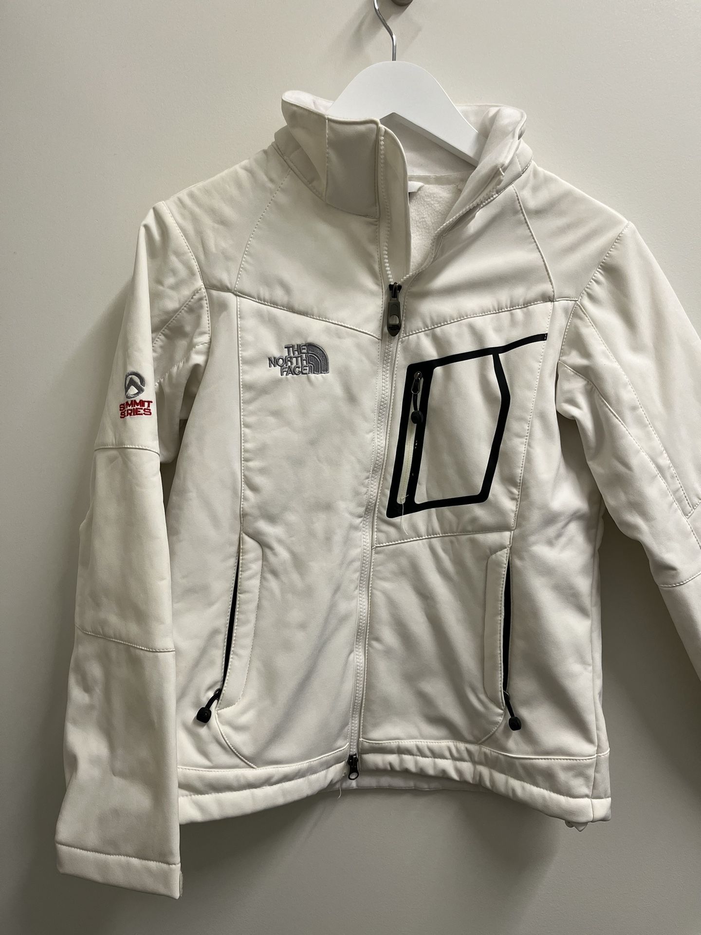 Pre Owned The North Face Gore Tex Summit Series White/Cream Jacket 