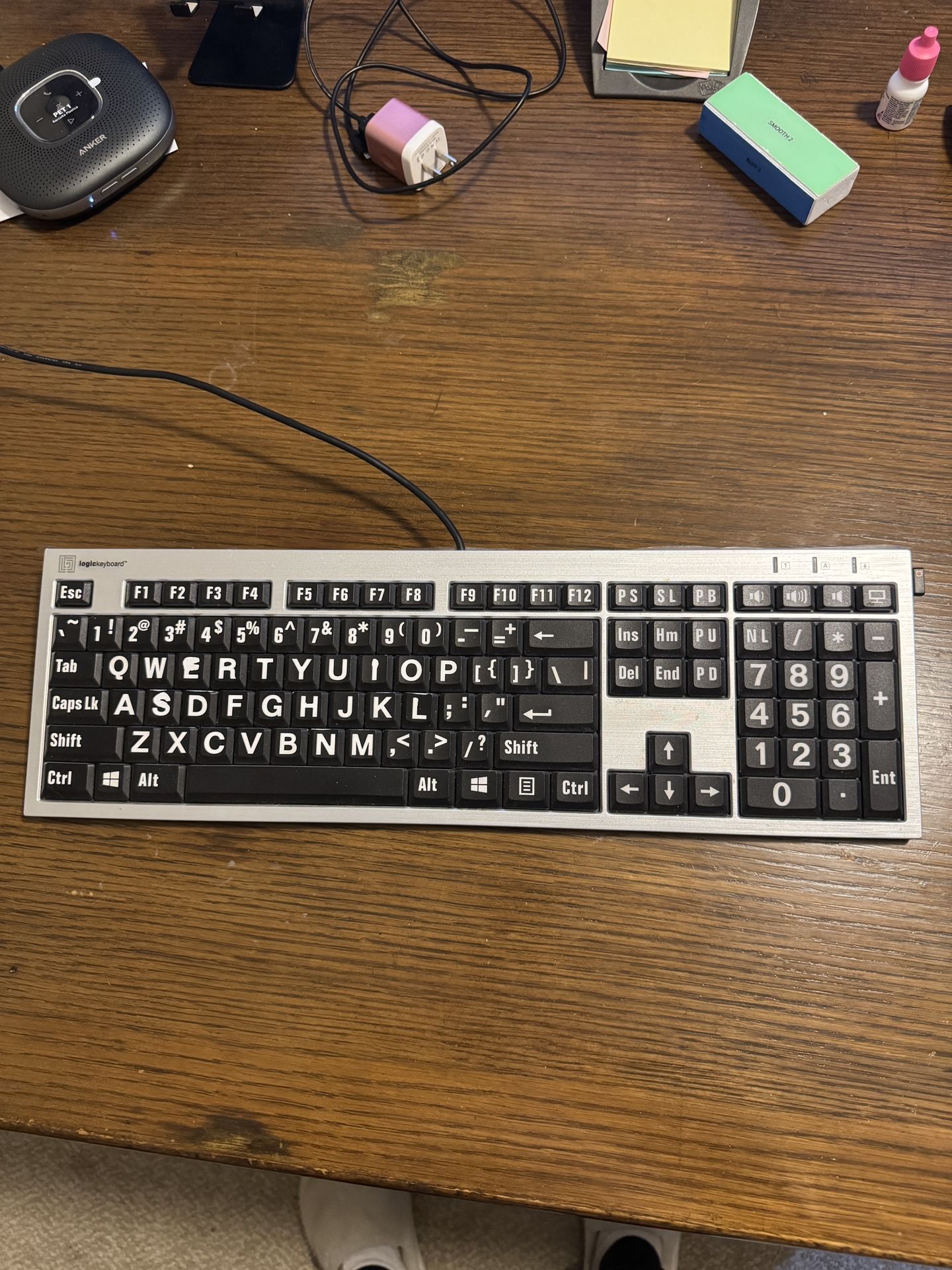 Logickeyboard large Keys And Backlight