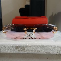 Cartier Diamond Cut Sunset Sunglasses 