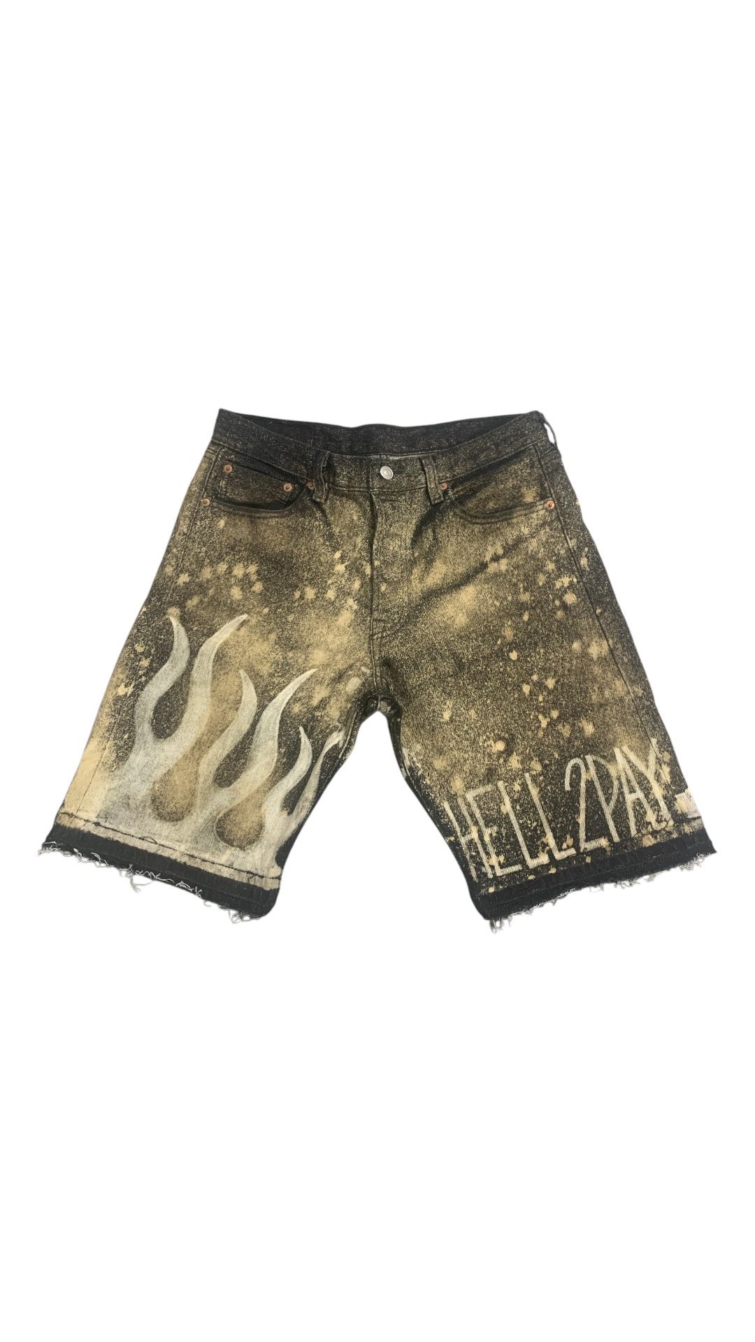 Hell2pay X Levi’s Jean Custom Shorts Size 30 Men