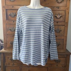 Woman’s LS High Low Tunic Top Size Medium By Chaps