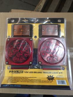 New led waterproof submersible truck trailer marker side lights kit