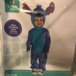 Disney Baby STITCH Infant Costume Size 3-6 Months -NEW