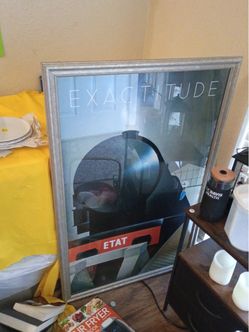 Exactitude Vintage Train Framed Poster
