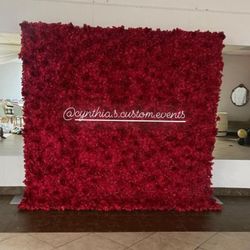 Red Rose Wall