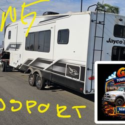 5TH WHEEL TRAILER CONTAINER HITCH