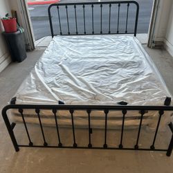 Queen Mattress with Bed Frame