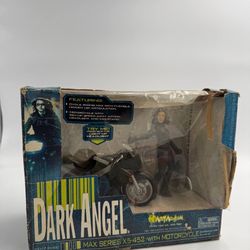 Art Asylum 86500 Dark Angel 6 Inch Figure Max Series X5 452 w/ Motorcycle - NEW
