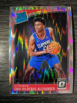 Shai Gilgeous-Alexander [Shock] #162 [Rookie] 2018 Panini Donruss Optic