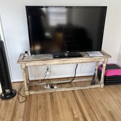Television console table