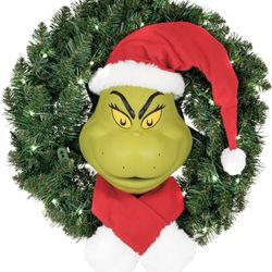 Christmas Grinch Wreath 