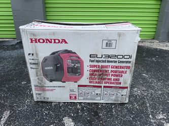 NEW Honda EU3200i Super Quiet Inverter Generator • Bluetooth Equipped • Never Fueled • $2,250