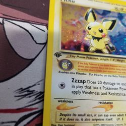 1st Edition Pichu Neo Genesis Pokemon