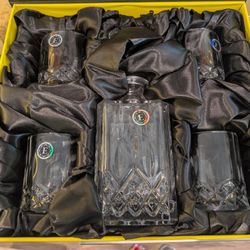 Whiskey Decanter And Glasses 