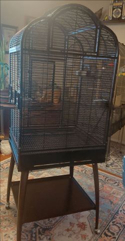 King wrought Iron cage