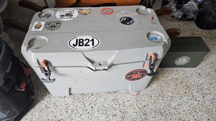 Camping Cooler, tent and chairs