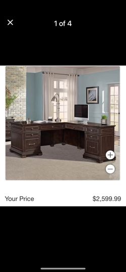 Office Desk with Return