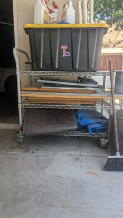 Steel push cart