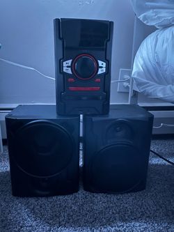 Speaker and CD player