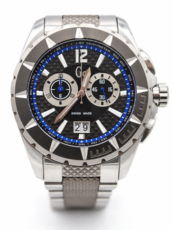 Gc Guess Collection GC47004G Men's Swiss Quartz Chronograph Black Dial Watch