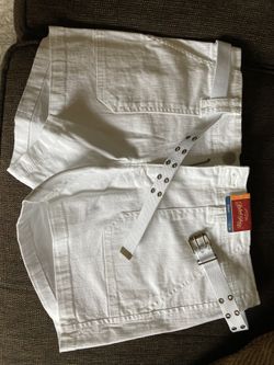 3 Pair New White Shorts Size 10