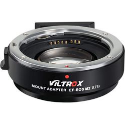 VILTROX EF-EOS M2 Speed Booster 0.71x Canon EF Lens to EF-M Mount Speedbooster for Canon m50 ii m6 ii m200 m50 m6 m5