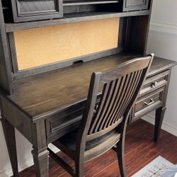 Desk with Hutch And Chair 