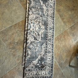 New Machine Washable Runner rug . 7ft 10 1/2” Long X 2 Ft 8” Wide- Beautiful. 