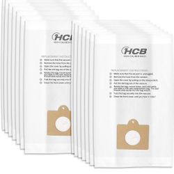 12 Premium Replacement Canister Vacuum Bags Fits Canister C/Q 50555, 50557, 50558 & Type C-5 nano
