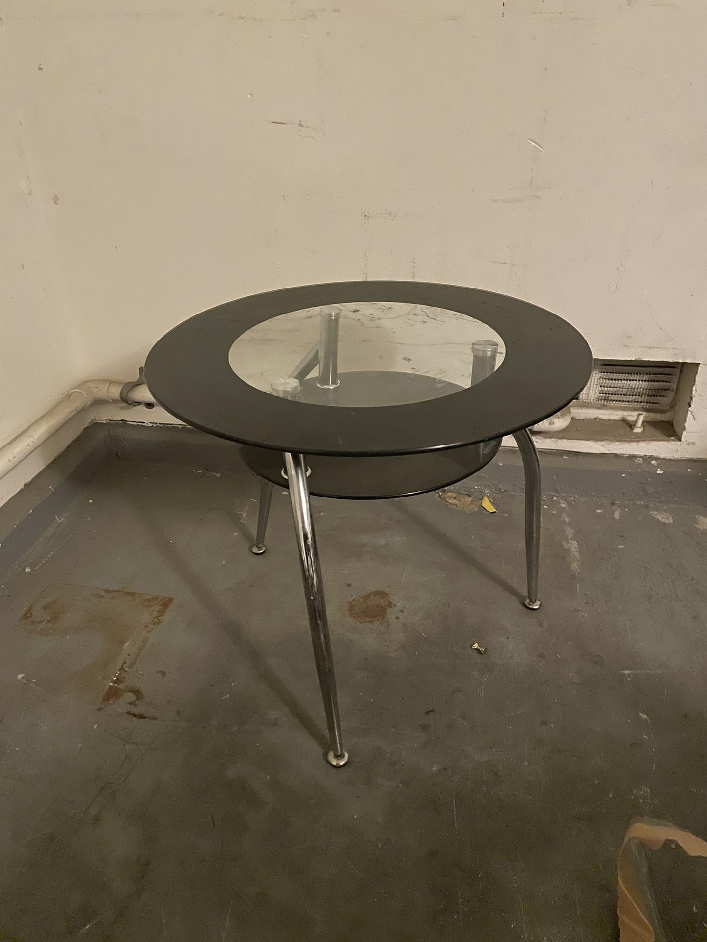 Circle Oval Living Room Glass Table Pickup Only