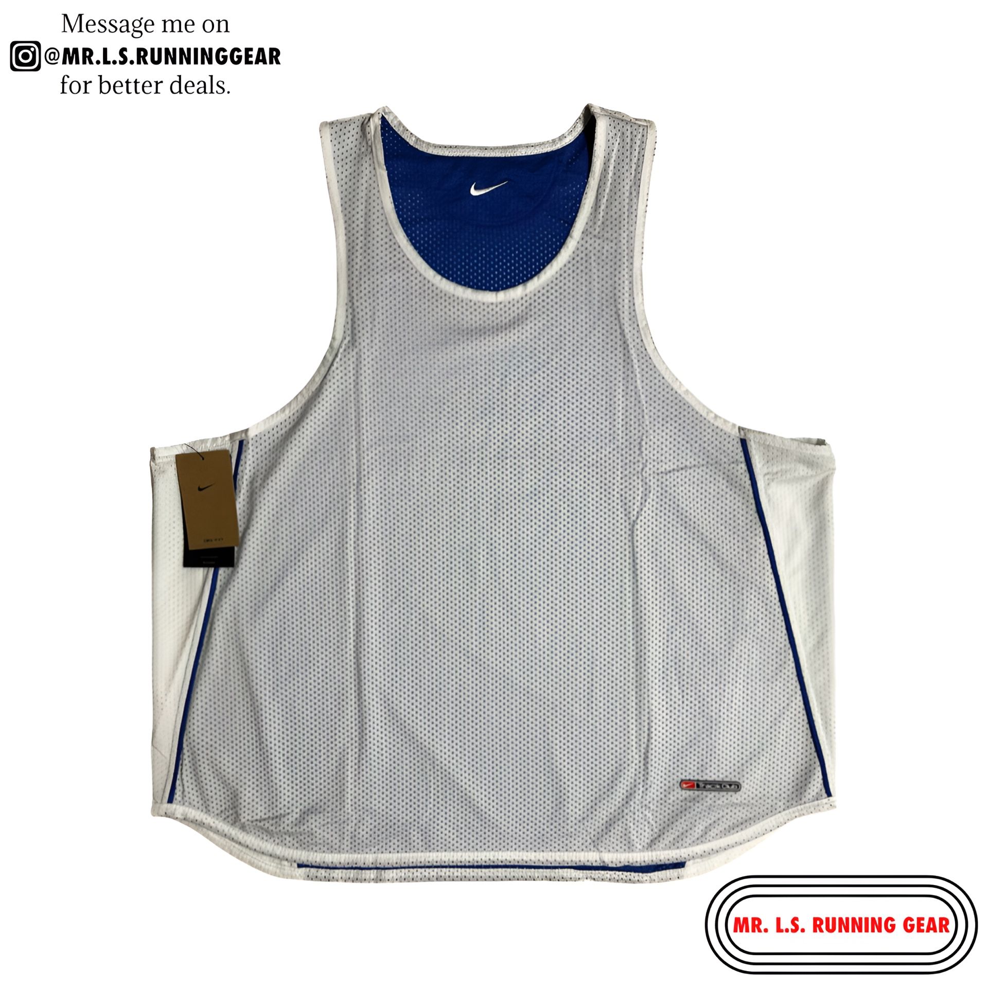 Nike Dri Fit Track Club Reversible Running Tank Top FN3984 490