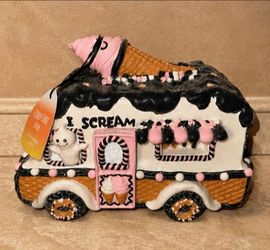 FREE Candy Corn Lane LED Ghost Ice cream Van (2 available)