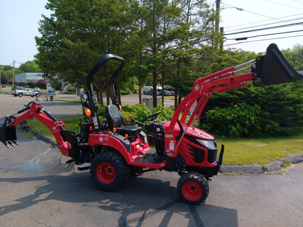 ONLY 1 AT THIS PRICE! New T224 TYM tractor With Front Loader And Backhoe