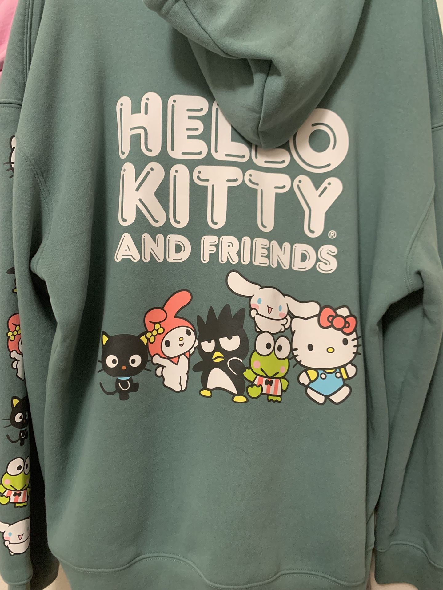 Green Hello Kitty Hoodie