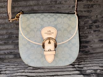 Authentic Coach Saddle Crossbody Bag