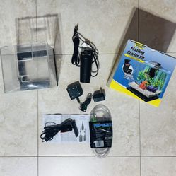 Tetra Floating Starter Kit 1.5 Gallon Cube Aquarium
