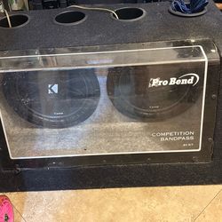 Speakers In The Box Plus Kenwood Amp