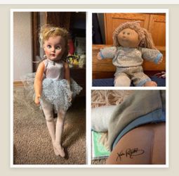 Vintage Dolls 1950s (with Identifying “Markings”see Pics)