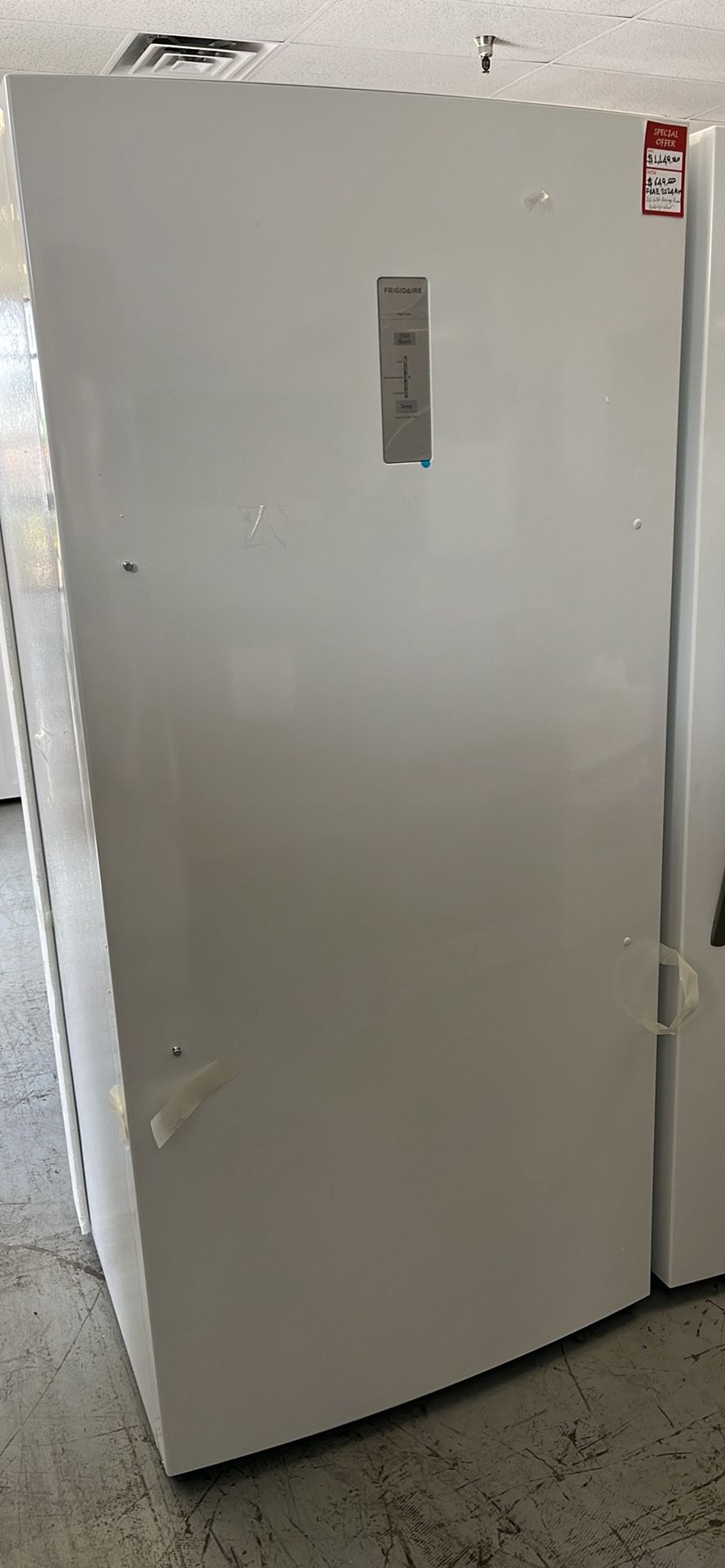 💥Great Deal💥 33 in. 20 cu. ft. Garage Ready Freezerless Refrigerator in White with Temperature Alarm