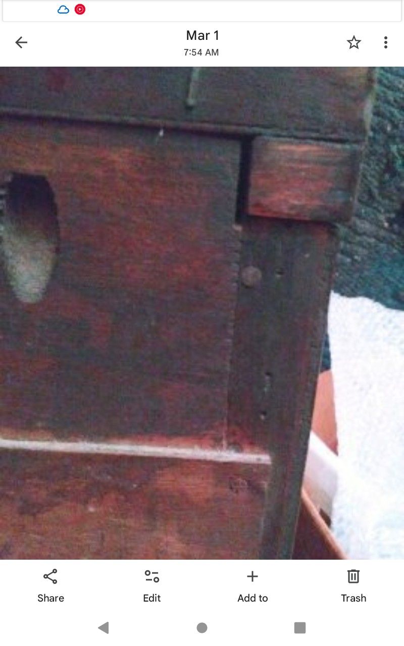 Antique Mid-century Solid Wood Dresser And Chest Of Drawers From Germany