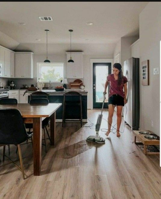 🎈(LeighAcres) Spc Luxury Vinyl 9x48 High variation clic click system with attached padding foam eva underlayment rigid core vynil Vinilo Flooring DIY